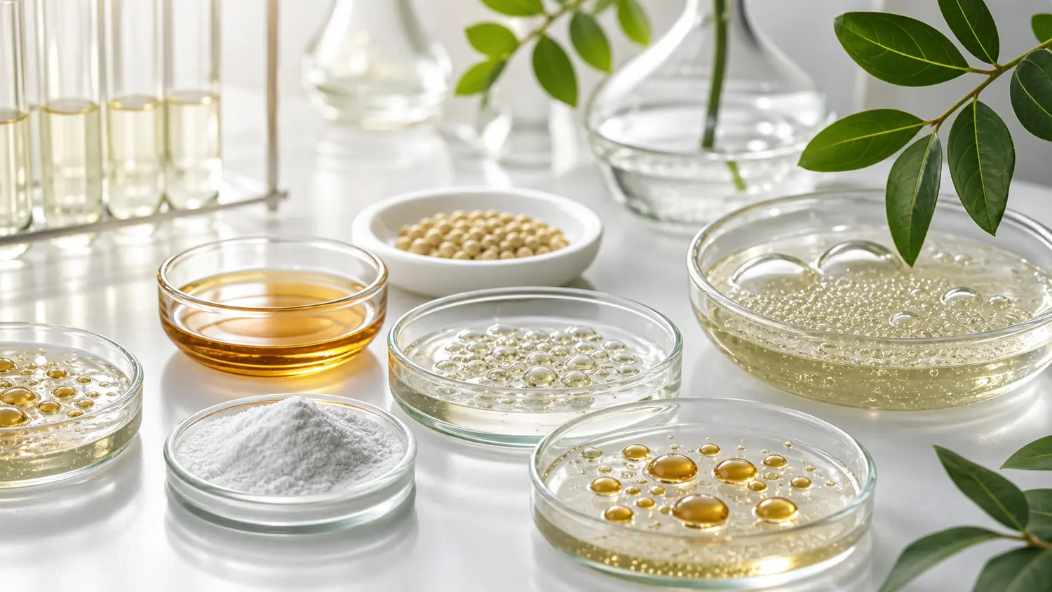 Natural delivery-system formulation visual for cofactor and botanical ingredient science