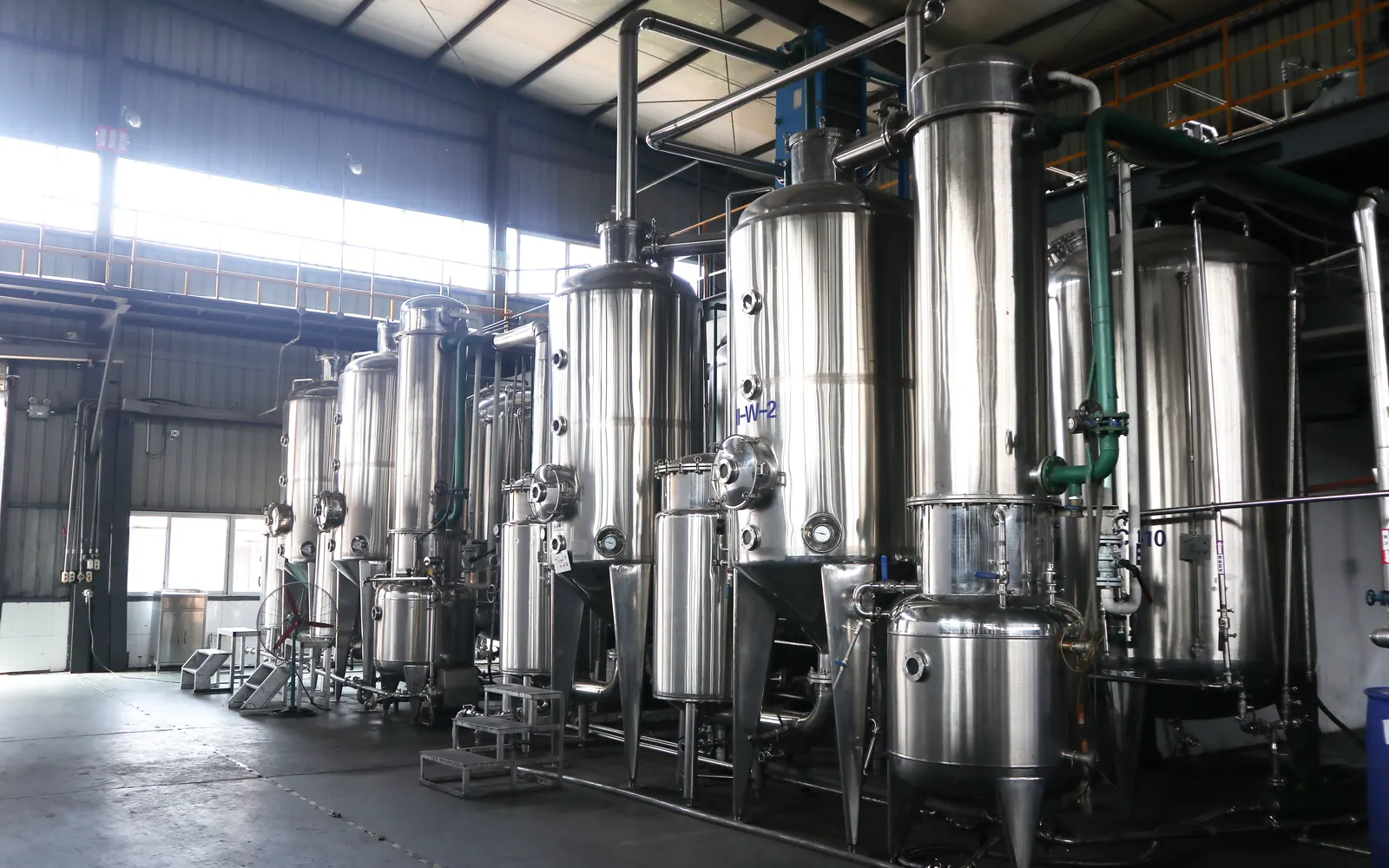 Nutrition Biotech extraction equipment hall for botanical ingredient production