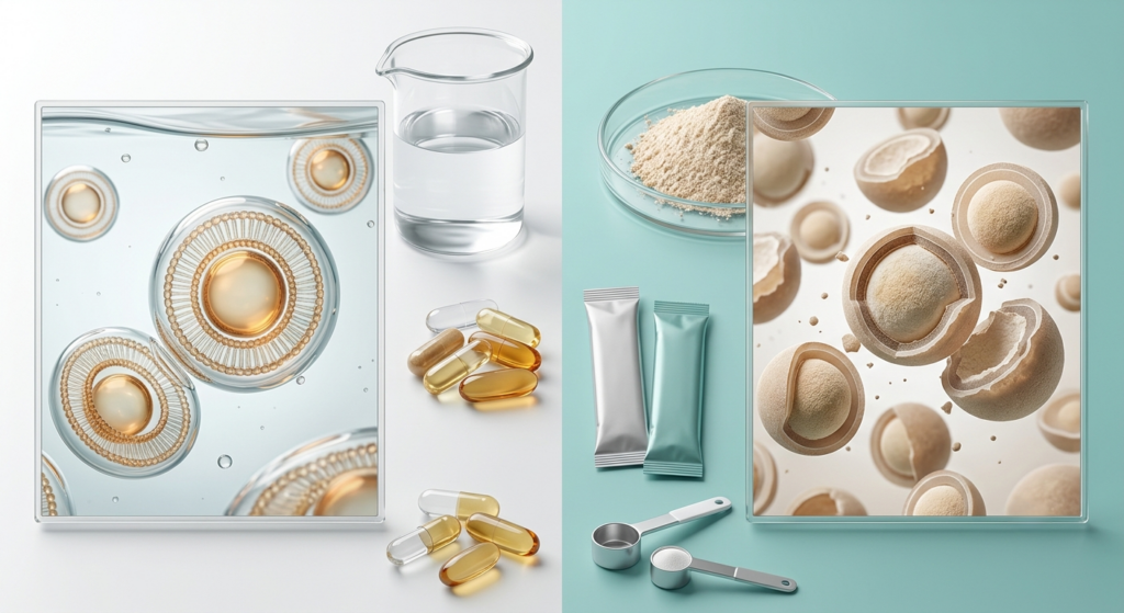 Liposomal Supplement Ingredients vs Microencapsulation: Which Delivery System Fits NAD, Berberine, PQQ and Urolithin A?